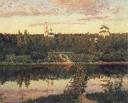 Isaac Ilich Levitan The Quiet Monastery oil painting